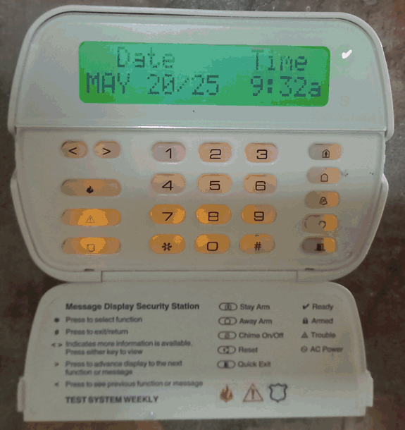 Security installation on site