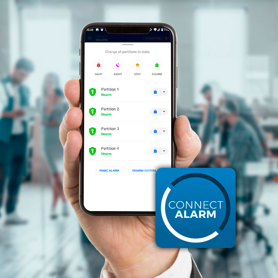 Alarm keypad unit