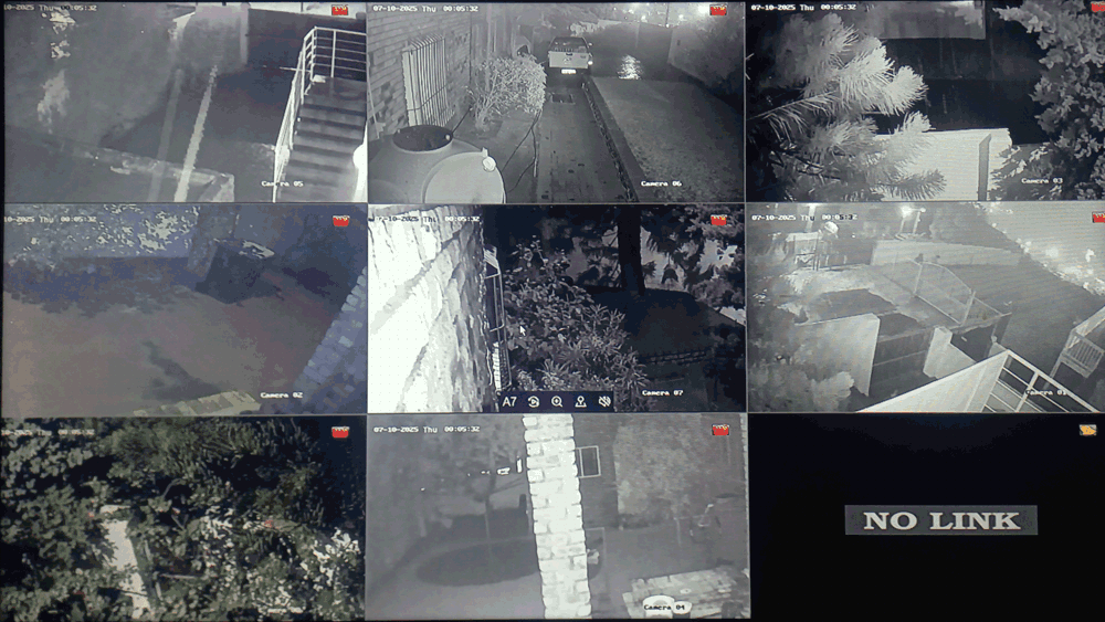 Completed security installation at client property
